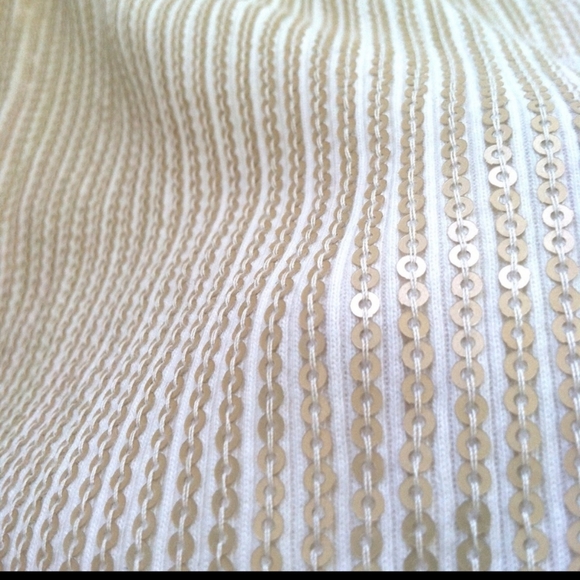Express Ivory with Sequins Casual Tank Top - Picture 9 of 12